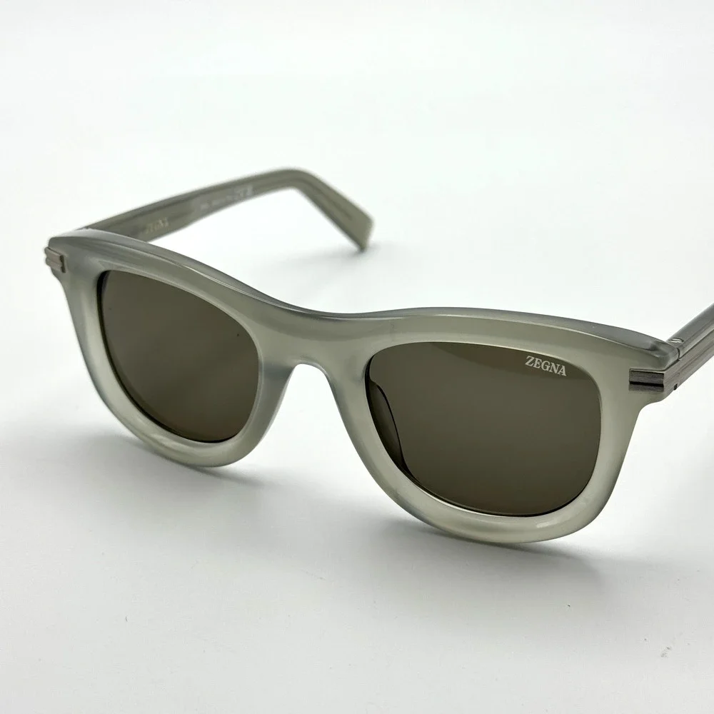Ermenegildo Zegna Sunglasses EZ0269 20J Gray Frame Roviex Lens 50-23-145 New